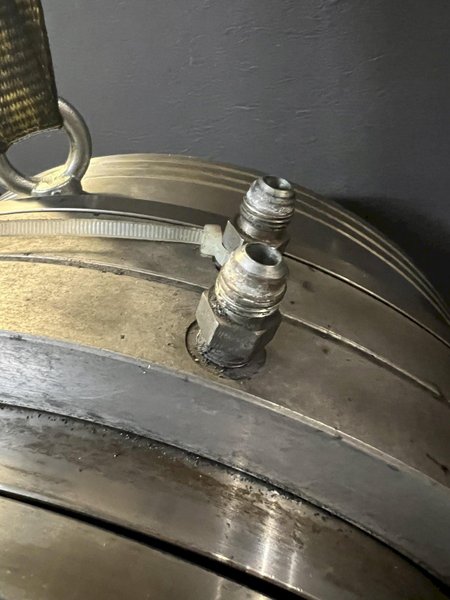 Schunk TP 350-115 Rota 14" Pneumatic CNC Air Chuck 3-jaw A2-11 Adapter