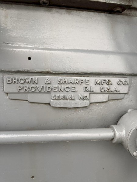 BROWN &amp; SHARPE NO. 13 CYCLINDRICAL GRINDER. STOCK # 1223924.