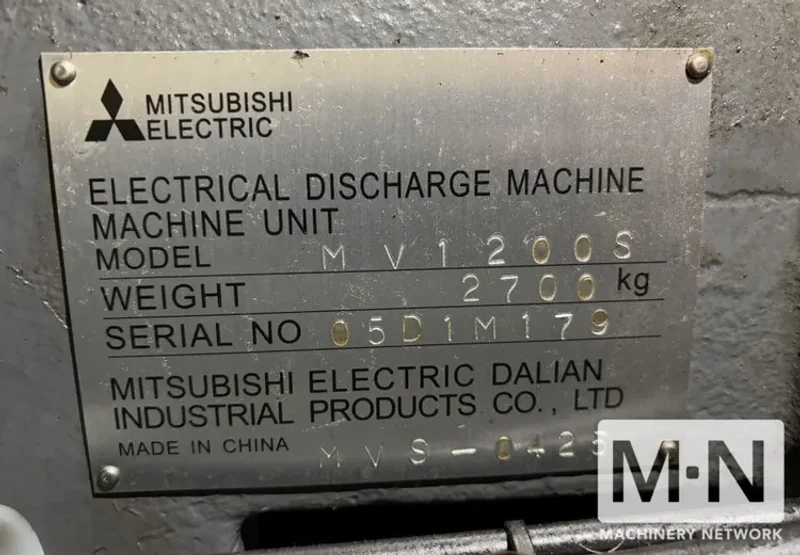 Mitsubishi MV-1200S MD+PRO3 Wire EDM - New 2014