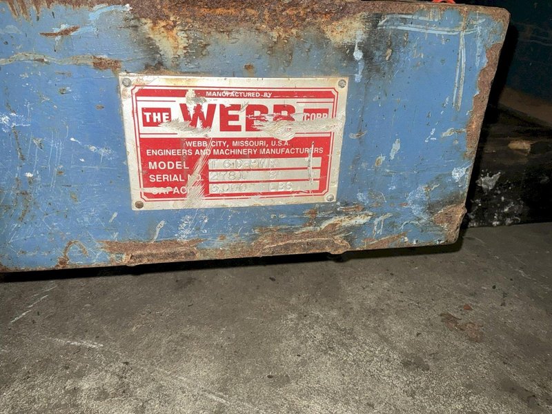 6,000 LBS WEBB MODEL #T6 TANK TURNING ROLLS, 1 DRIVE &amp; 1 IDLER ROLL: YOBRO #25072