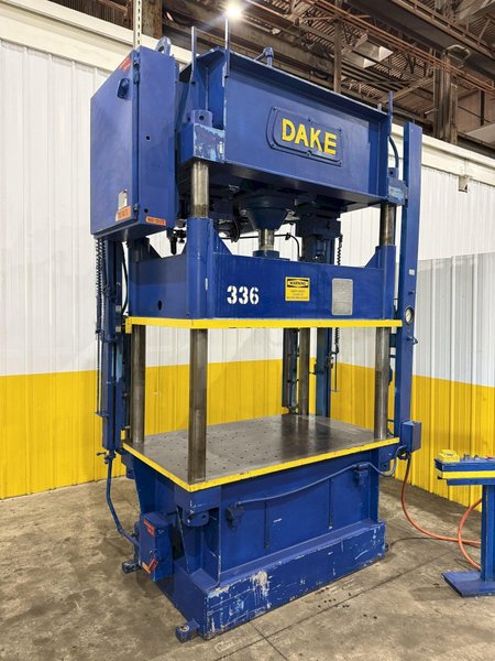 75 TON DAKE MODEL #18-558 HYDRAULIC 4-POST PRESS,  23&quot; STROKE: YOBRO #24094