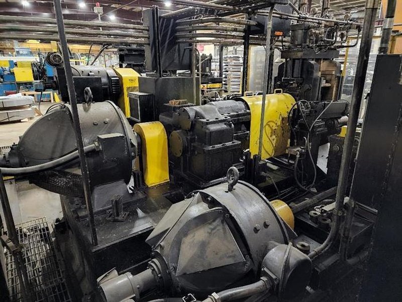 8&quot; x 8&quot; Torrington 2 High Rolling Mill Hydraulic Screw Down with Edging, Stock #14168