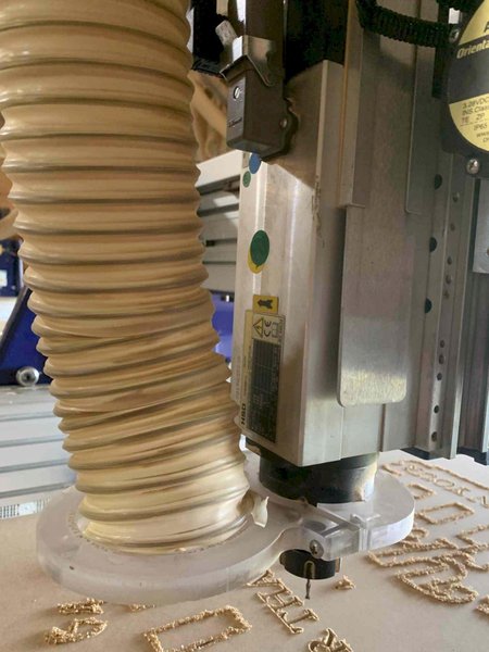 4’x8′ ShopBot PRS ALPHA CNC Router, 2019- Dust Collector