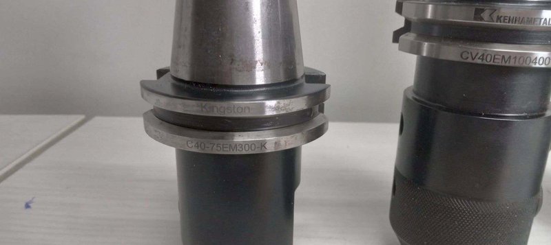 3x Cat 40 Tool Endmill Holders Weldon 1.25″ 0.75″  Kingston Kennametal Ultradex