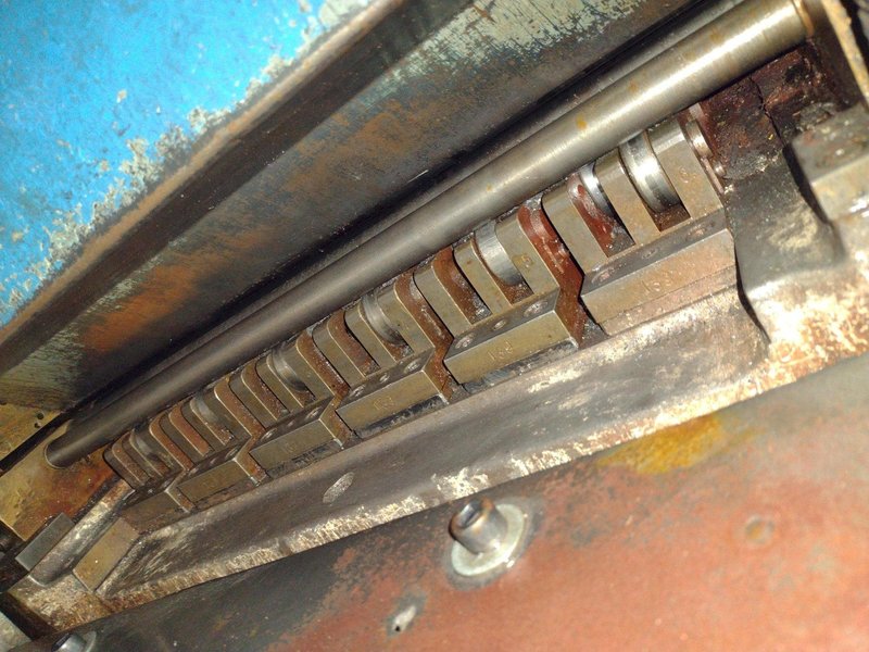 20"  X .078" SCHUBERT 19 ROLL MODEL WM2/500 COIL STRIP STRAIGHTENER PRECISION LEVELER: YOBRO #24983