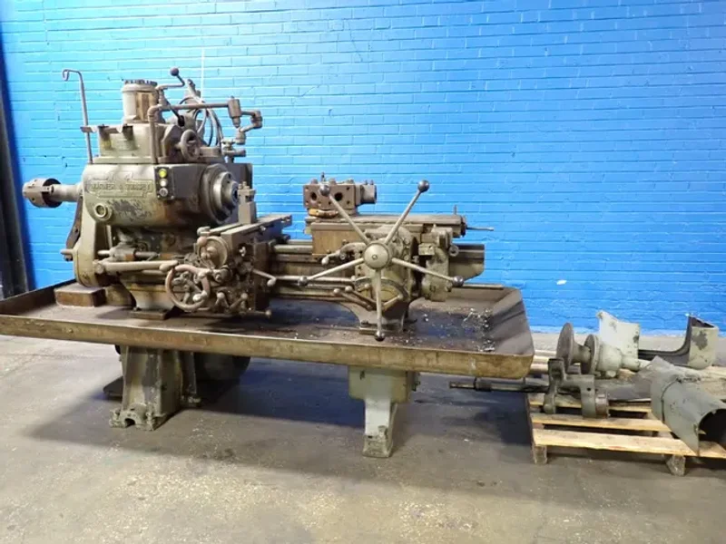 WARNER &amp; SWASEY 18" SWING TURRET LATHE  -  NO, 4
