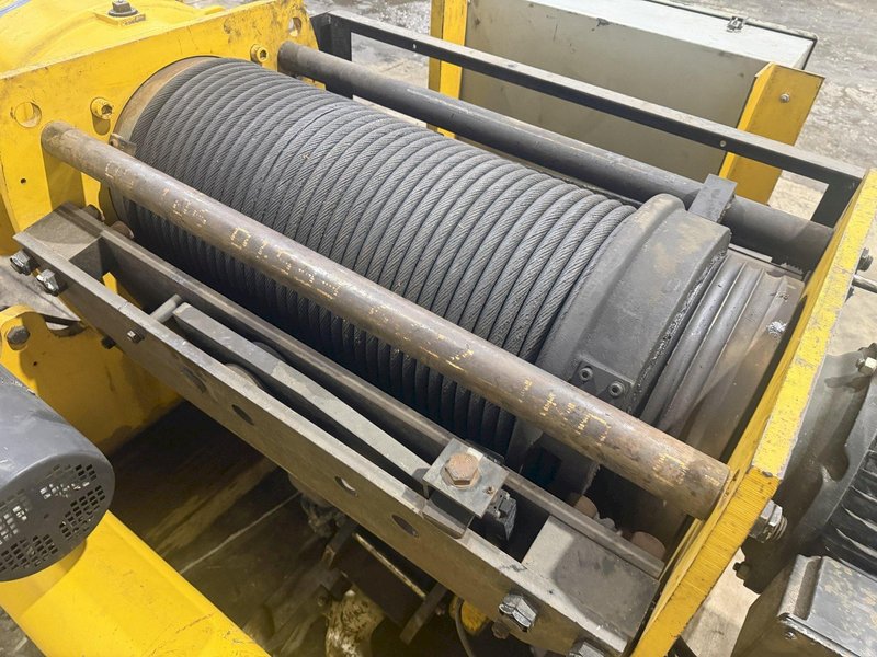 25 TON P&amp;H OVERHEAD BRIDGE CRANE HOIST, NEW 1998, 67" GAUGE: YOBRO #24847