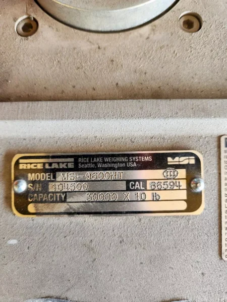 30,000 LBS PORT-A-WEIGH MODEL #MSI-9800HT DIGITAL CRANE SCALE: YOBRO #25146