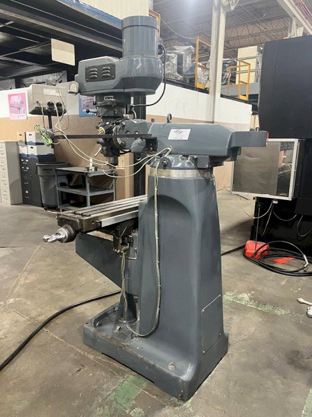 USED 9&quot; X 42&quot; KBC VERTICAL KNEE MILL WITH 2-AXIS READOUT, Stock# 11154