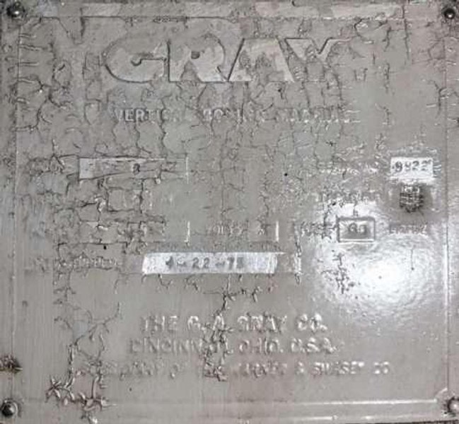 Gray Ringmaster 60″ CNC Vertical Boring Mill – VTL