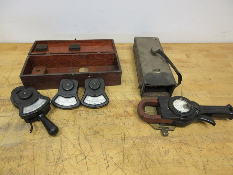 Columbus Electric Amp Meter with Interchangeable Heads, &amp; Weston Electric Large Amp Meter- Auction Item