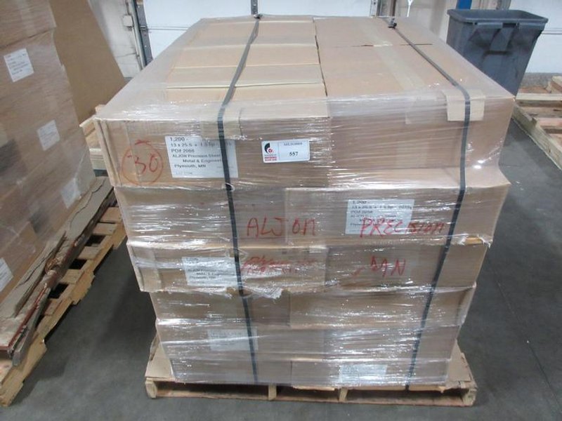 Pallet of 6x25.5x1.5&quot; Lip Wicketed Bags, Approx 30 Cases, 1200 Bags Per Case- Auction Item