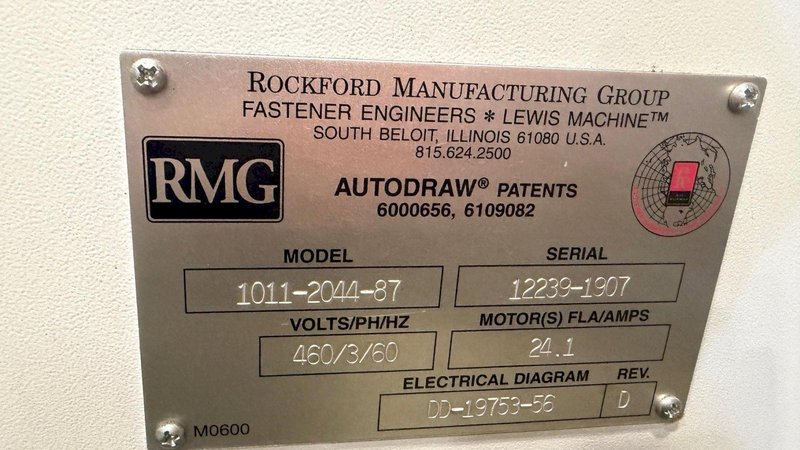 RMG Model 1011-2044-87 Inline Wire Drawing Machine