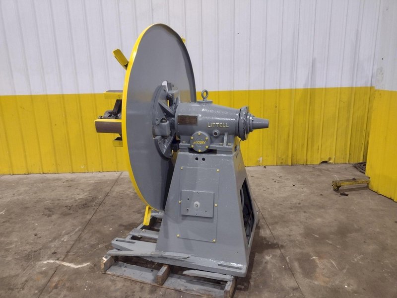 4,000 LBS X 18" LITTELL MODEL #40-18 PULL OFF COIL REEL UNCOILER: YOBRO #25258