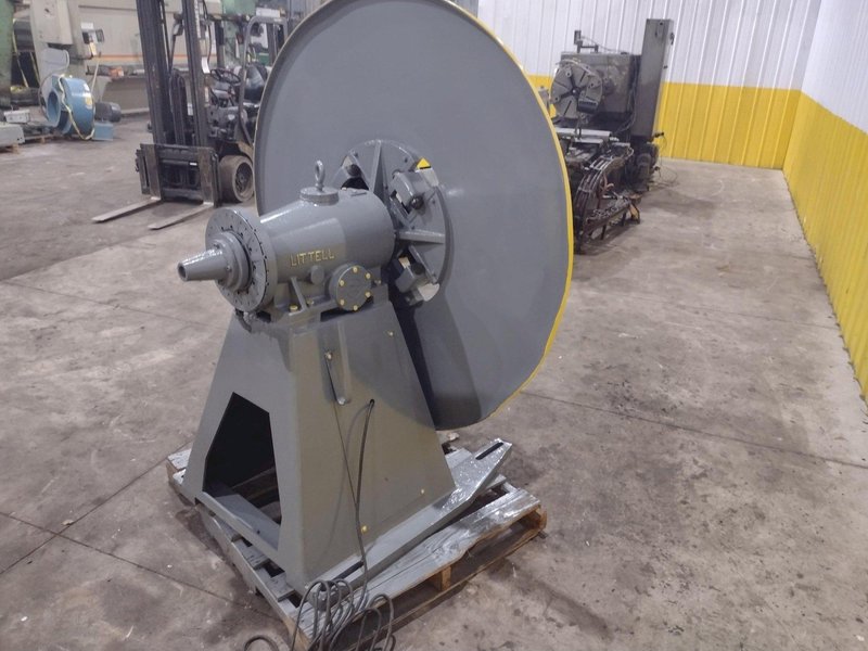 4,000 LBS X 18" LITTELL MODEL #40-18 PULL OFF COIL REEL UNCOILER : YOBRO #25256