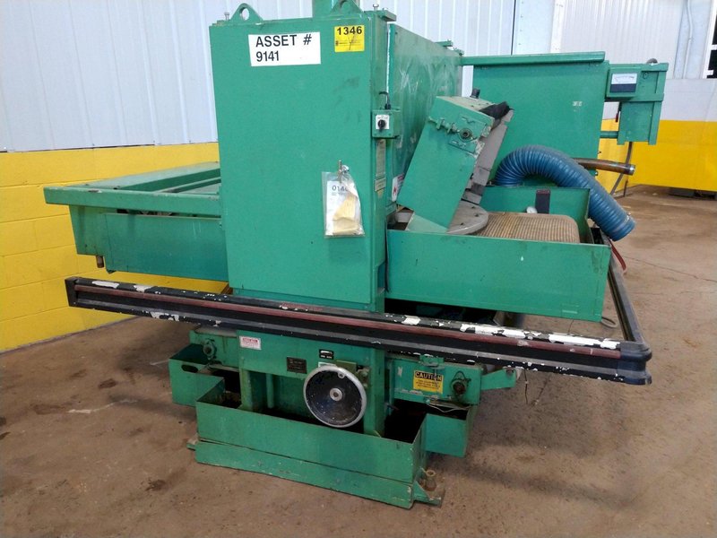 36&quot; AEM MODEL CS360 SINGLE HEAD MULTI-DIRECTIONAL BELT GRINDER DEBURRING FINISHER: STOCK 11089