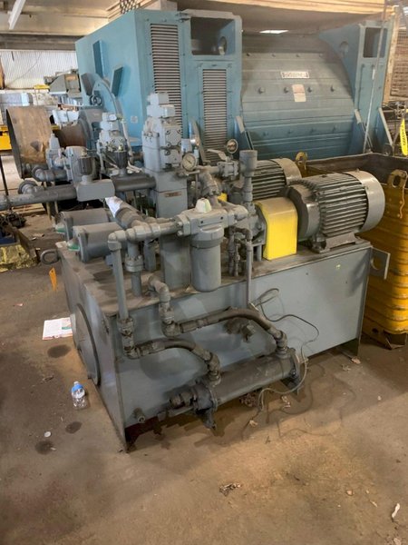 1500 TON AMD 4-POST HYDRAULIC PRESS &amp; FEED SYSTEM: STOCK #16721