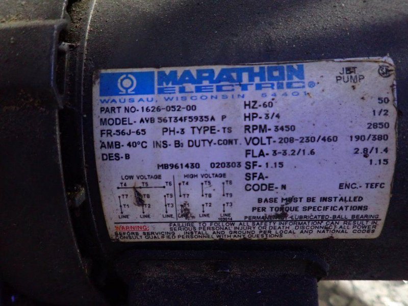 HIGH PRESSURE COOLING SYSTEM  -  J8 1000