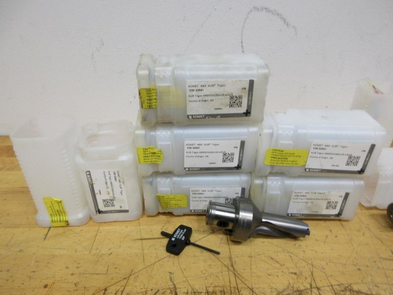 Komet ABS50 KUB Trigon Inserted Drill Bodies (9pcs) Small Diameters ***New In Package***- Auction Item