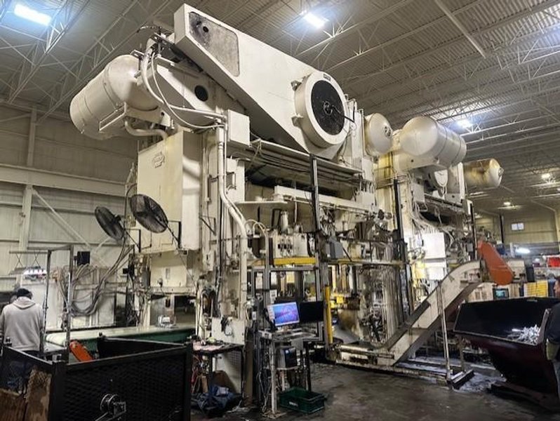 1600 Ton, DANLY #SE4-1600-132-72, TANDEM PRESS LINE