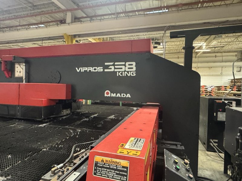 33 Ton Amada Vipros 358 King Turret Punch, 1998 – Fanuc Control