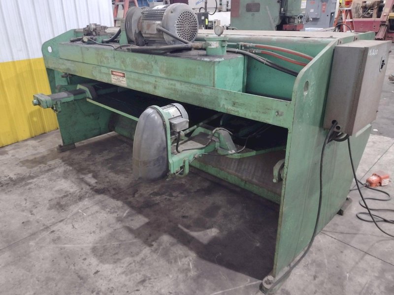 10&#039; X 1/4&quot; ACCURPRESS MODEL #825010 LP HYDRAULIC SHEAR: YOBRO #24451
