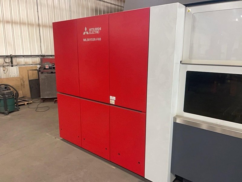 4000 Watt Mitsubishi ML3015SR-F-40-S Fiber Laser, 2018 – 5′ x 10′ Table