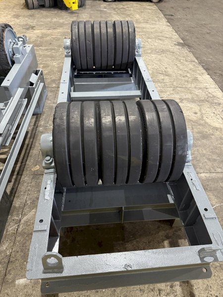 120 TON (240,000 LBS) RANSOME PANDJIRIS POWERED TANK TURNING ROLLS, POWER &amp; IDLER: STOCK #23144