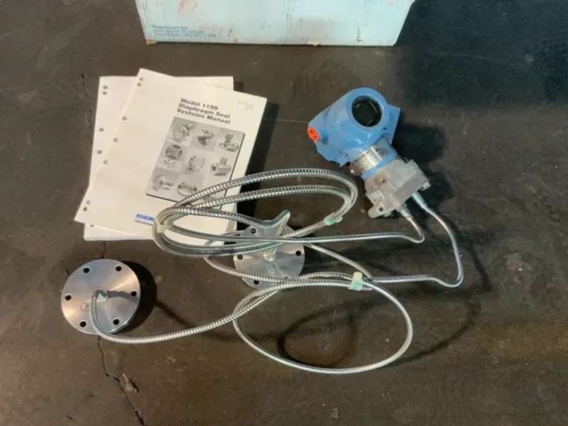 ROSEMOUNT 750 PSI PRESSURE TRANSMITTER  -  3051CD2A22A1AS8M5B4E5Q4