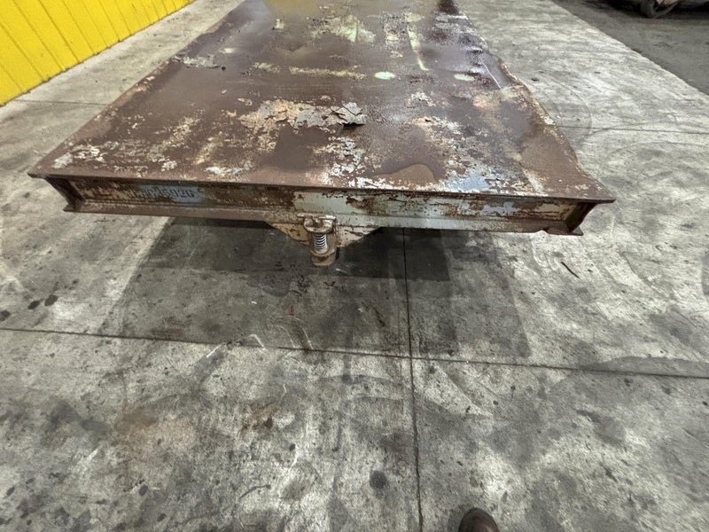 20,000 LBS (10 TON) x 120&quot; x 60&quot; STEEL WITH HARD TIRE TRANSFER CART CAR:  STOCK #23236