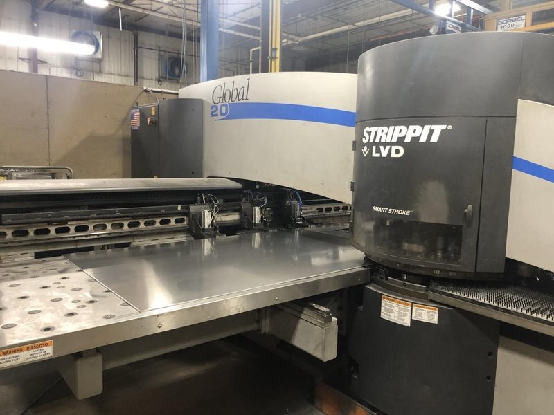 LVD Strippit Global 20 1225 Turret Punch, 2004 – With Tooling