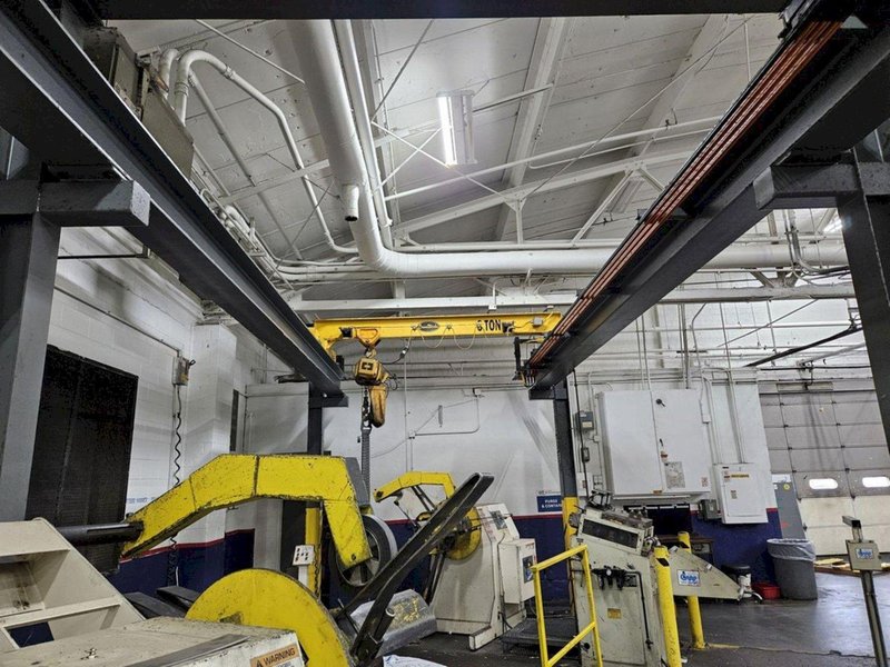 56' X 12'6" X 14' 3 TON FREE STANDING CRANE WORKS BRIDGE CRANE SYSTEM: YOBRO #24680