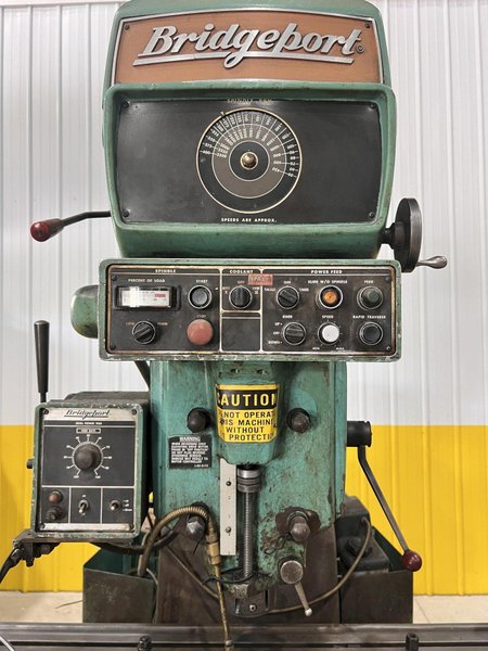 4 HP BRIDGEPORT SERIES 2 VERTIICAL MILL: STOCK #21268