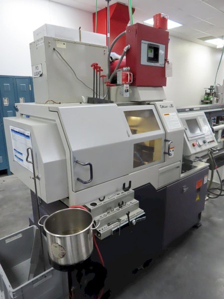 Citizen L20 III CNC Swiss Type Automatic Screw Machine, Citizen CNC Control, Live Milling, High Pressure Coolant, Fire Suppression System- Auction Item