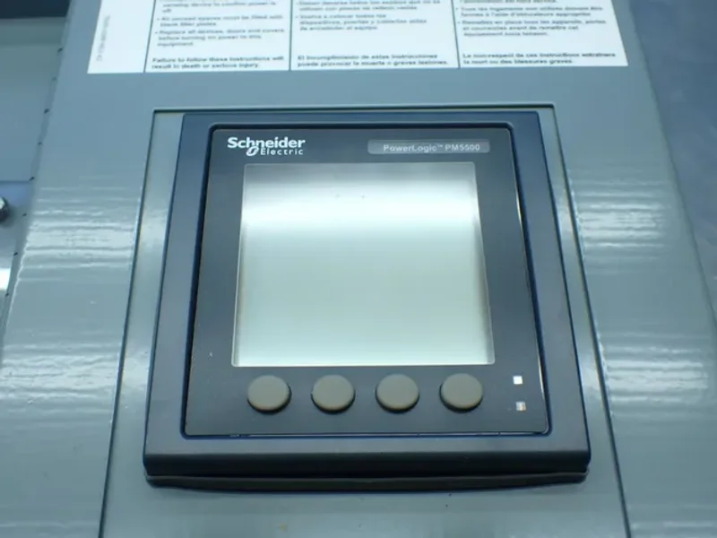 SCHNEIDER ELECTRIC POWERLOGIC PM5500 HIGH DENSITY POWER METER  -  HDM-PM5560-01-01