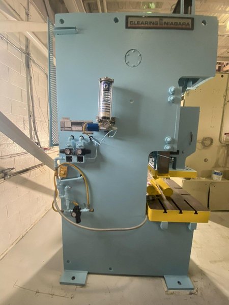 80 ton Niagara Single Crank Gap Mechanical Metal Stamping Press For Sale, Model #BN-80 Bison, Year 1990, Rebuilt 2023