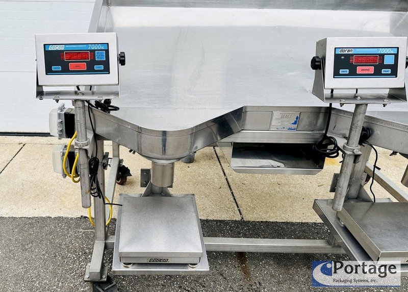 Heinzen Manufacturing  |  2720 Manual Produce Packing Table w/ Dual Scales