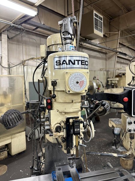 3 HP SANTEC RB-10 PROTO TRAK MX2 CNC VERTICAL MILL. STOCK # 0641623