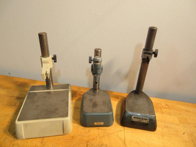 Large Base Height Stands, Mitutoyo, Federal, &amp; Other- Auction Item