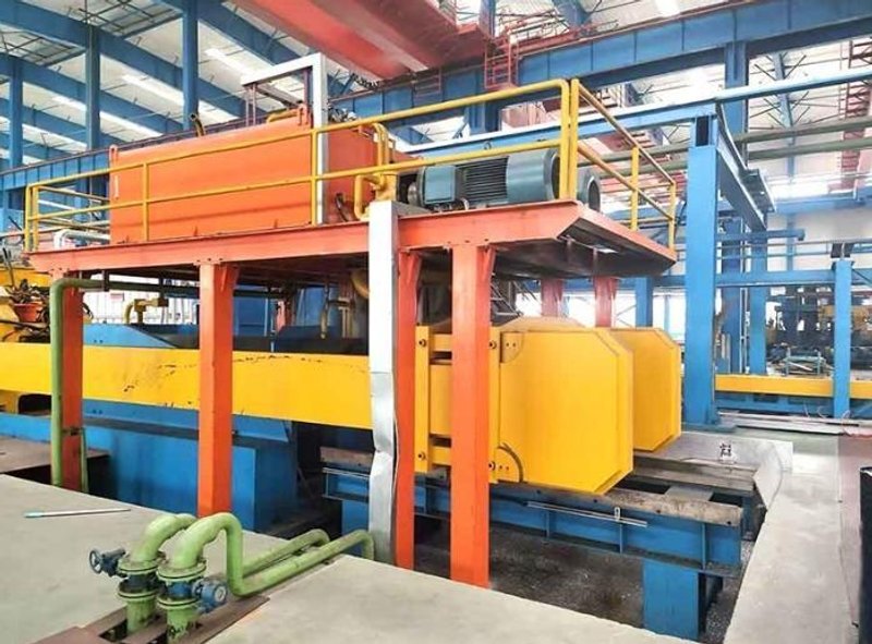 16,000 ton SMS Horizontal Direct Single Action Ext Press, Ind Billet Furnace, Stretcher, Saw, Billet Peeler (14552)