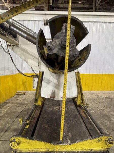 15,000 LBS X 36&quot; COE MODEL #CPR-PO-15018 MOTORIZED COIL REEL UNCOILER W/ COIL CAR: STOCK #23436