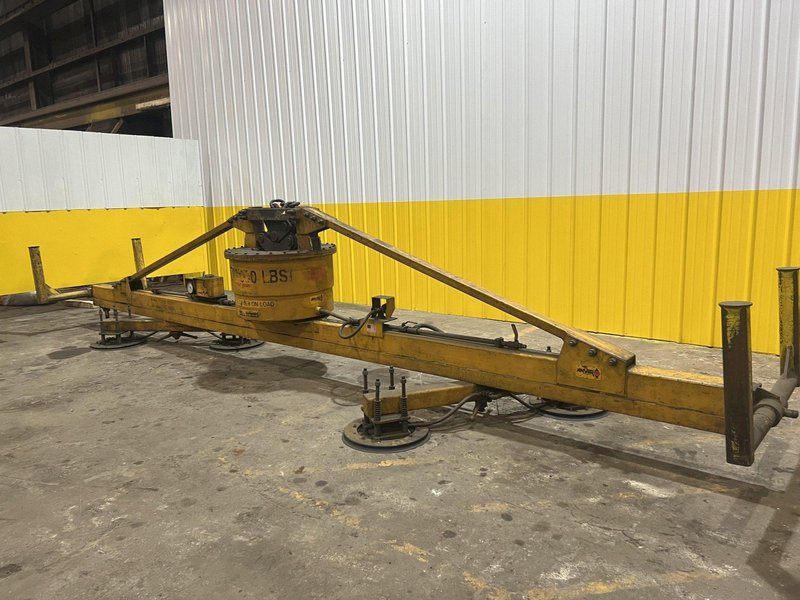 10,000 LBS ANVER 4-PAD VACUUM POWERED SHEET LIFTER: STOCK #20350