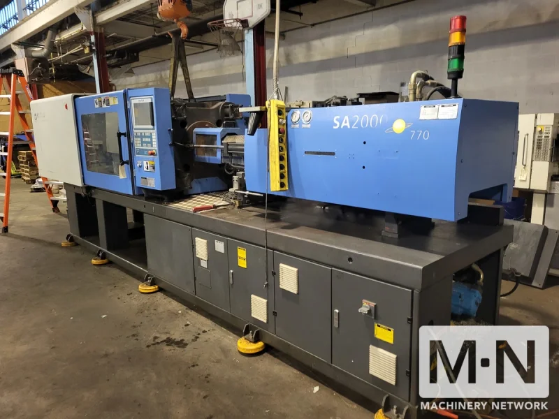 225 TON 16 OZ HAITIAN MODEL MA2000-700 INJECTION MOLDING MACHINE MFG 2009