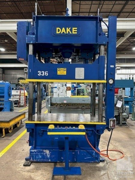 75 TON DAKE MODEL #18-558 HYDRAULIC 4-POST PRESS,  23&quot; STROKE: YOBRO #24094