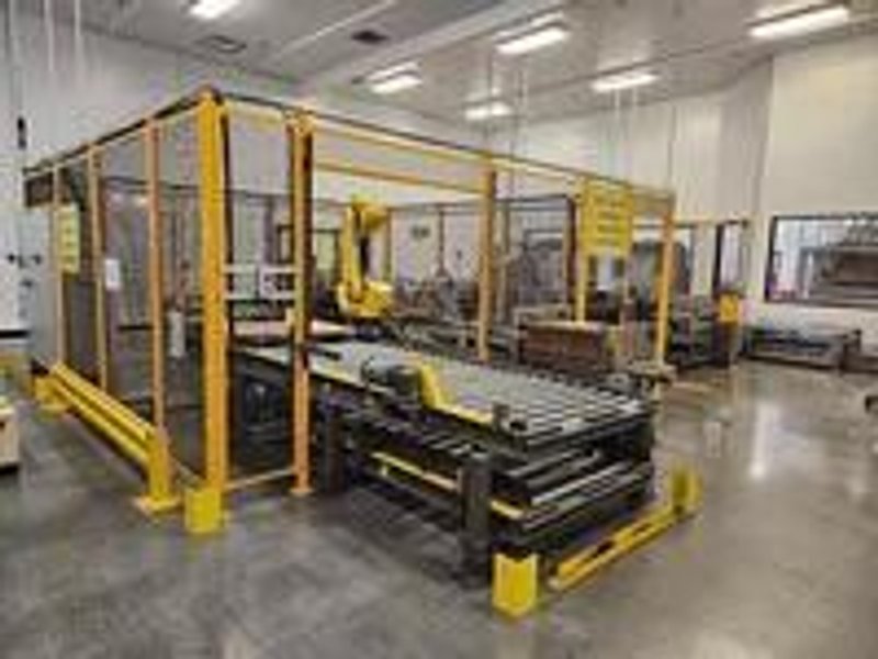 Fanuc M-710i Robot, 2018 – Langen LCR 700 Combined Robotic Palletizing System &amp; Case Packing Machine