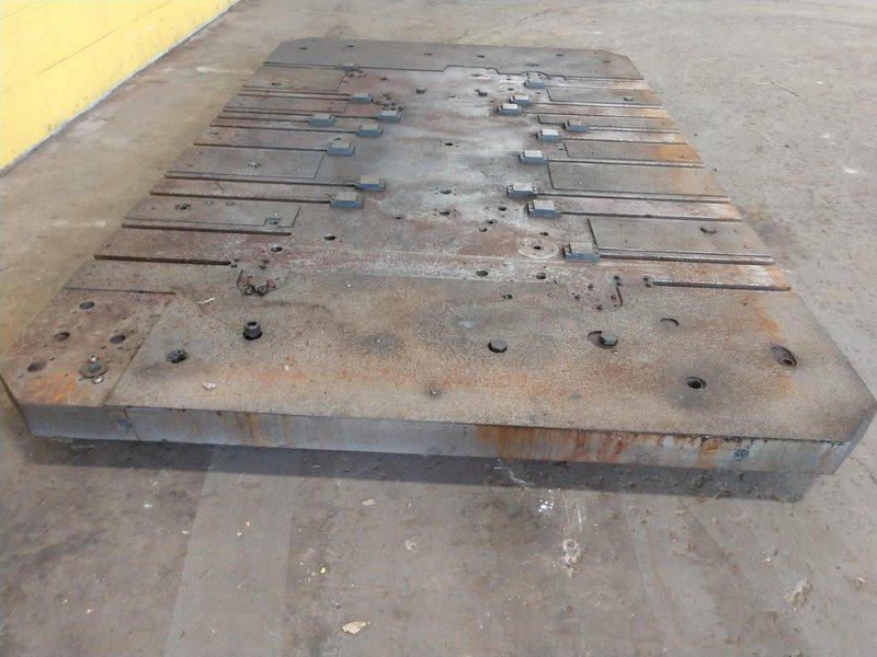 96&quot; X 60&quot; T-SLOTTED BOLSTER PLATE / LAYOUT SURFACE PLATE: STOCK #12680