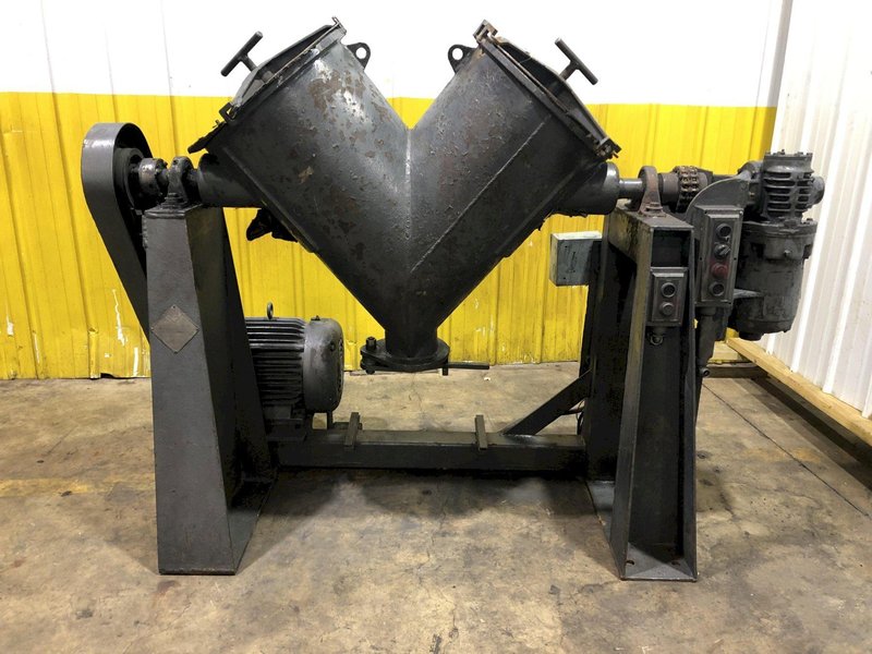 3 CUBIC FEET PATTERSON KELLEY CARBON STEEL POWDER V BLENDER: STOCK #17256