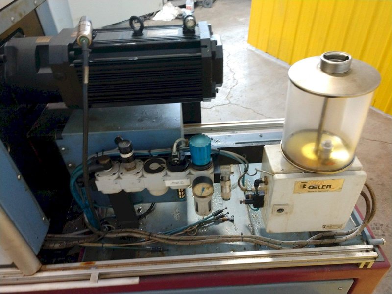 12 TON ROSENBERGER MODEL RU-12-8-DT 3/BLOW SERVO DRIVEN TUBE END FORMER: STOCK #14538