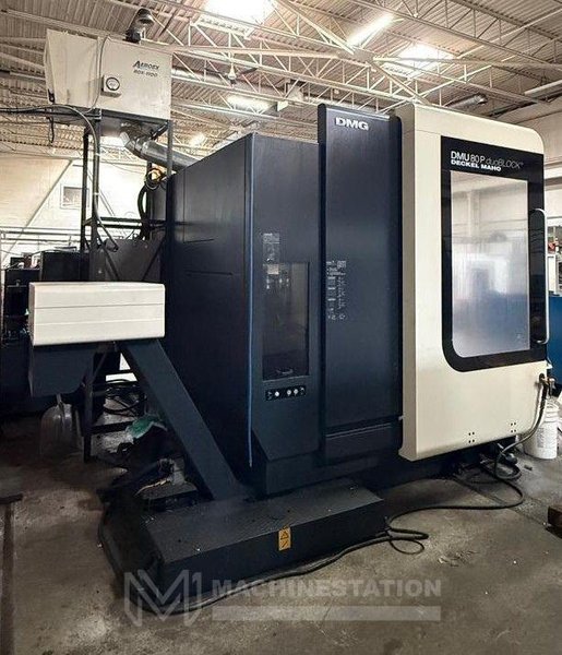 DMG DMU 80P duoBLOCK 5 Axis CNC Universal Machining Center – 18,000 RPM Mill