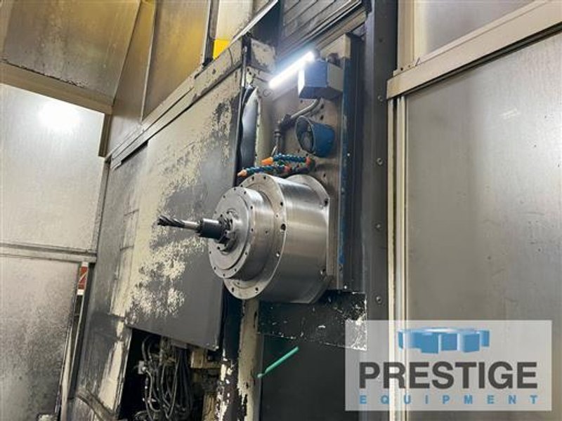 Giddings &amp; Lewis MC-60 6&quot; CNC Table Type Horizontal Boring Mill w/ Pallet Shuttle